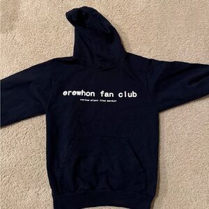 Navy blue erewhon hoodie size small